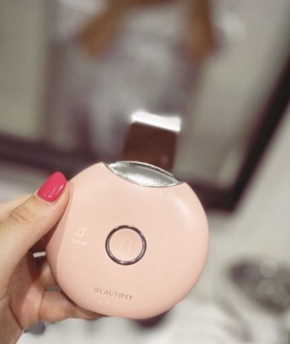 Čistička pleti pomocí kavitace B-Scrub Perfume Blush photo review